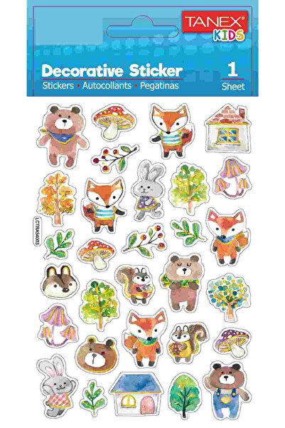 Tanex ملصق سلسلة الحياة البرية-5 TNX-25186