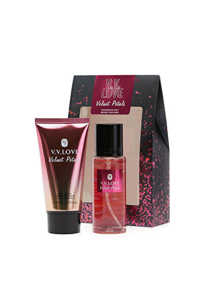V.V LOVE Set V.V. Love – Velvet Petals pink (Spray de corp 85 ml + Loțiune de...