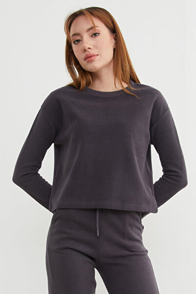 Fulla Moda Basic Crew Neck 2 Piece Set