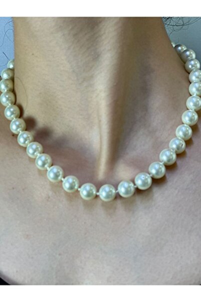 Gönülden Tasarım White Pearl Necklace 20 cm