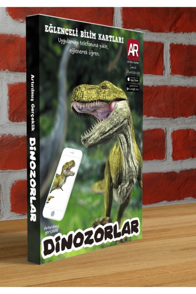 TRT ÇOCUK PIRIL Ar Supported Fun Science Cards |   3D Reviving Dinosaurs 10 Card Set
