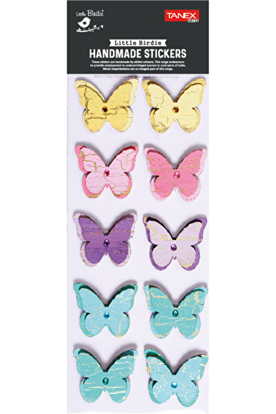 Tanex سلسلة الفراشة المرصعة بالأحجار المصنوعة يدويًا TNX-28020