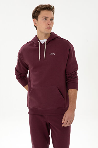 U.S. Polo Assn. Men's Burgundy Basic Sweatshirt 50313782-Vr177
