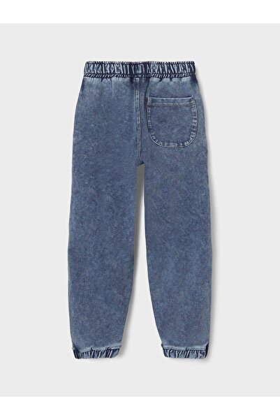 name ıt Girl's Denim Jogger Pants