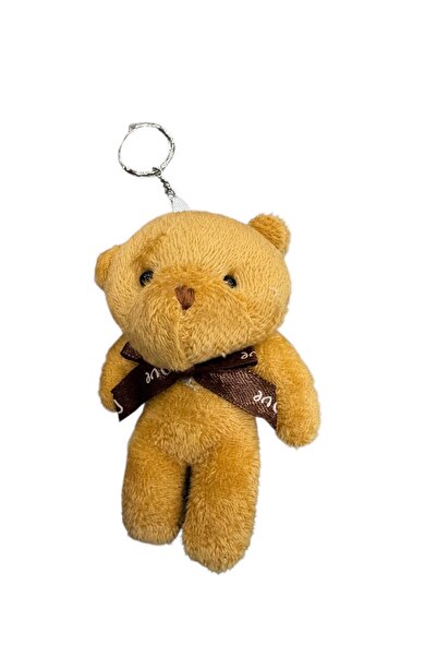 Butik Center Cute Plush Teddy Bear Keychain – Wedding and Gift Ornament (Mixed Colors)