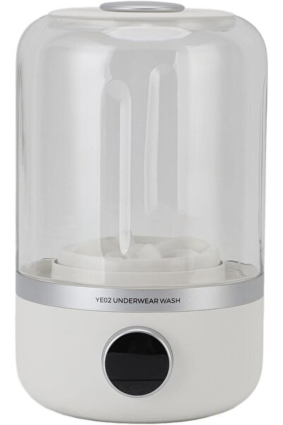 LUOCUTE Portable Rechargeable Mini Washing Machine - 10W Quiet Cordless Washer for Travel