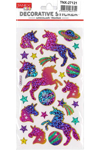 Tanex سلسلة يونيكورن الفضائية اللامعة المنتفخة TNX-27121