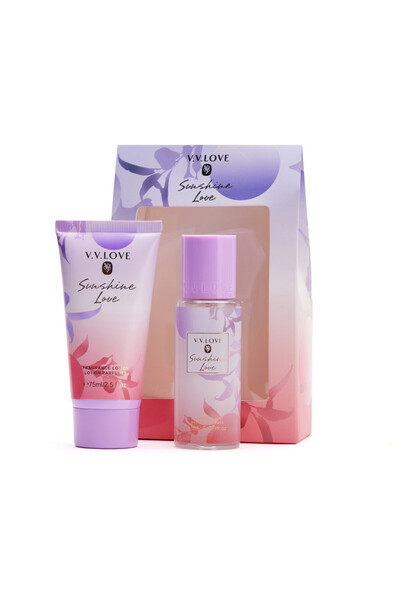 V.V LOVE Set V.V. Love (Spray de corp 85 ml + loțiune de corp 75 ml) Sunshine...