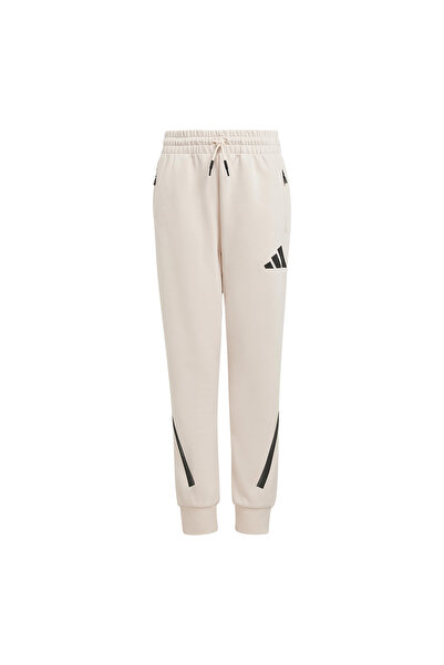 adidas Z.N.E. Tapered-Leg Children's Beige Casual Style Sweatpants Jf2820
