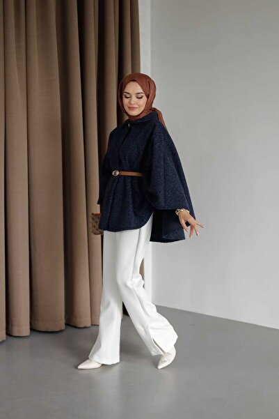 Müq Belted Stamp Poncho