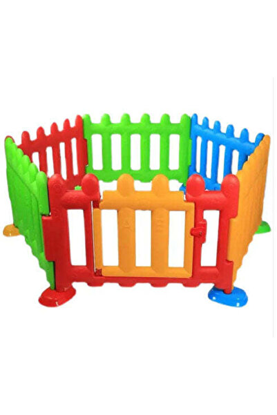 buz Tarc de joacă pentru copii multicolor, 6 bucăți, poartă inclusă, 105 x 75 cm