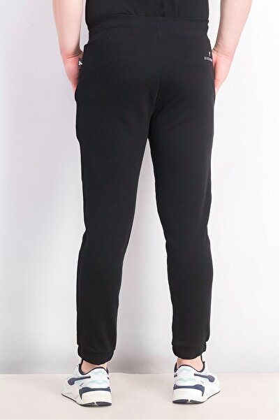 John Richmond Men Sportswear Fit Drawstring Graphic Track Pants, Black