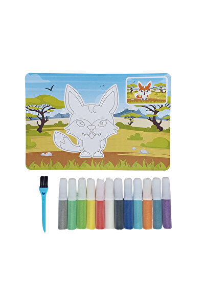 MATTELOT TOYS Set joc creativ Pictura cu nisip colorat 22 piese
