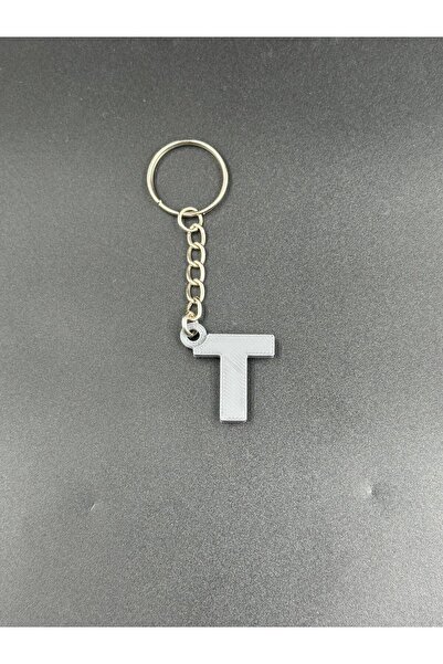 ucdminiobje Letter t Keychain - Letter Keychain