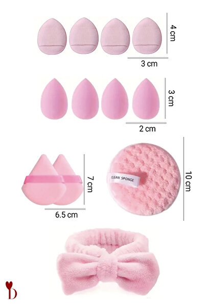 Dami Beauty SÜPER BOYUTLU 15 PARÇA MAKYAJ SÜNGERİ & 20'Lİ PROFESYONEL MAKYAJ FIRÇASI MEGA SETİ