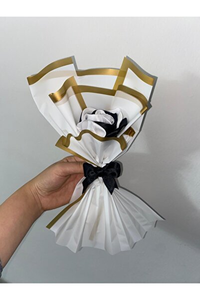 Yıldızköşesi Solmayan Gül Buketi Tekli Beşiktaş Çiçek Buketi Sevgiliye Hediye...