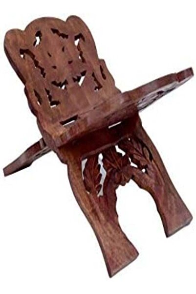 Generic AKDC Religious Quran Book Holder Stand Reading Book R With Intricate Hand Carvings Prayer Book Bibl