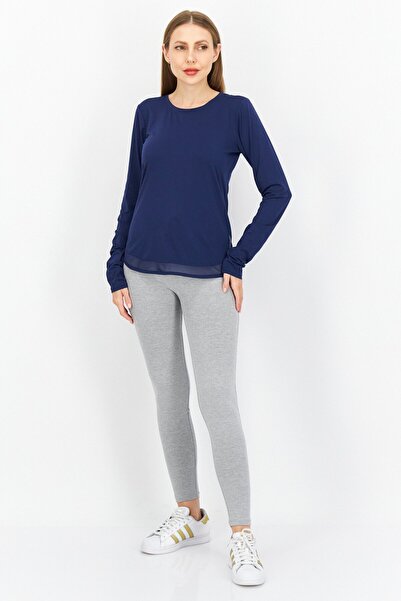 Head Women Sportswear Fit Plain Training Top, Medieval Blue