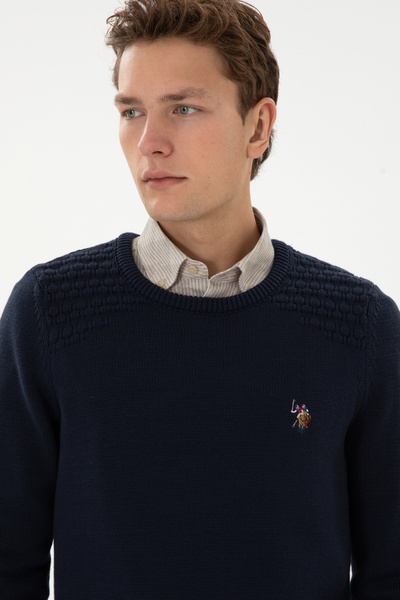 U.S. Polo Assn. Men's Navy Blue Sweater 50314975-Vr033