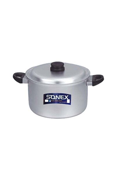 Generic SONEX Sonex Anodized Bakelite Handle Cooking Pot No.4 â€“ 26 cm Diameter, Durable, Dishwasher Safe,