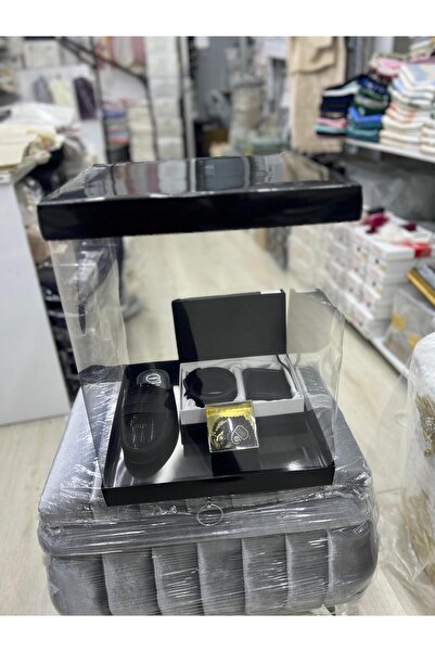 Üstünel Tekstil Dowery Box, Acetate Box, Large Size, Double Lid Acetate Box (1 Piece)