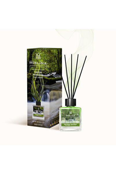 Mislina Reed Diffuser 110 ml (Green Paradise) - Green, Paradise Scent