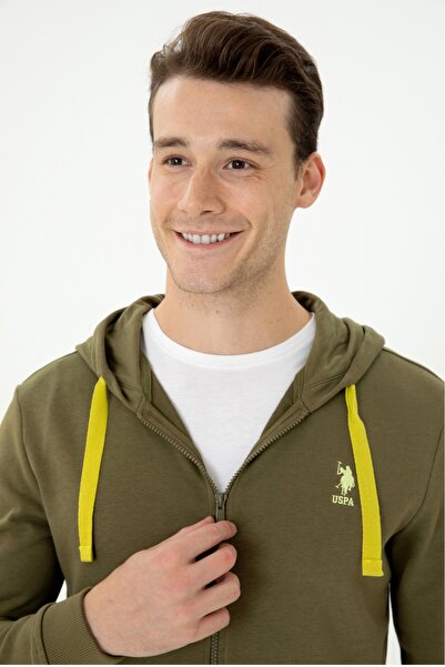 U.S. Polo Assn. Men's Khaki Sweatshirt