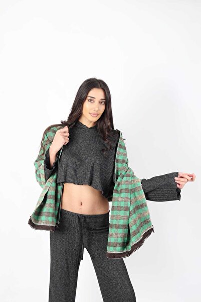 Nyx Giyim Stylish Use Cotton Polyester Shawl-Green