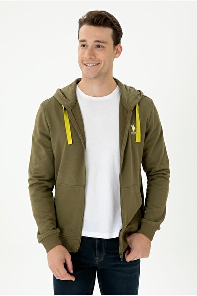 U.S. Polo Assn. Men's Khaki Sweatshirt