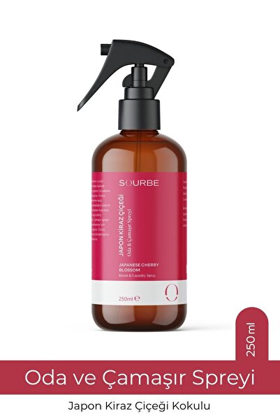 SOURBE Japon Kirazı Oda ve Çamaşır Spreyi Oda Kokusu Room Spray 250ml