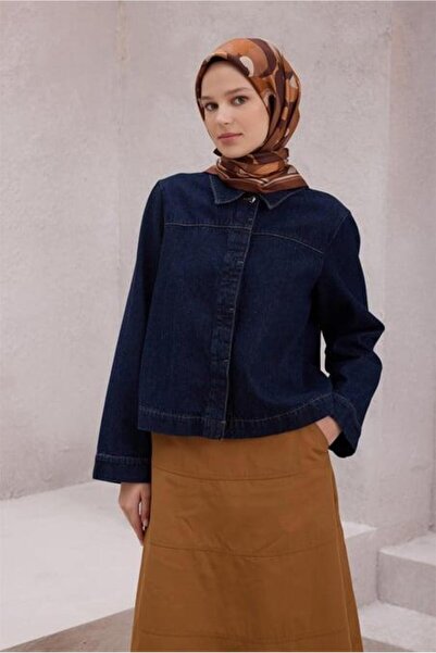 Belli Φουλάρι Tivil Pure Silk IST 4213 - 87 Ταν Με Γεωμετρικό Σχέδιο