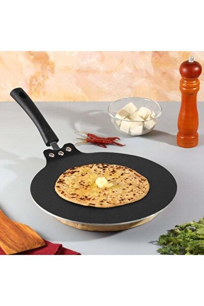 Generic VINOD Vinod Zest Non-Stick Flat Multi Tawa 28 cm Diameter for Roti/Chapati/Phulka with 4 mm Thickne