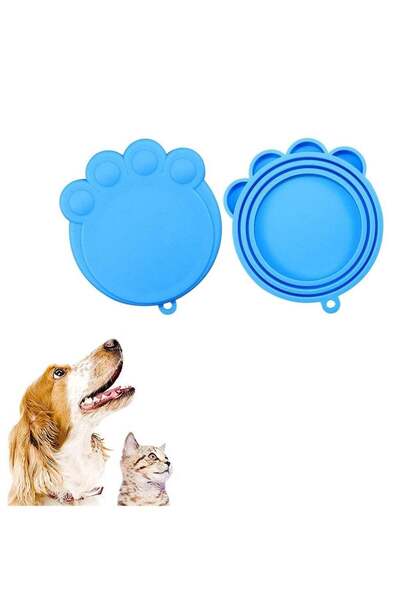 Generic KASTWAVE Food Can Covers, 2 Pieces Universal BPA Free Silicone Pet Food Can Lids Covers Fits Most S