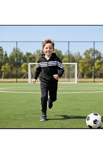 Kuzeyi Butik Boy's Sardonu Nursery, School Tracksuit Set