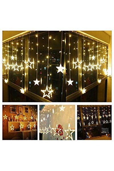 buz Cortina luminoasă de Crăciun „Ploaie de stele”, interior/exterior, 3m, in...