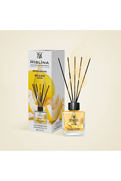 Mislina difuzor cu bețișoare 110 ml (pepene galben) / parfum de cantalup