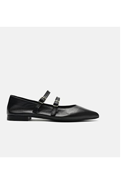 Butik NOBLE SHOES HAKİKİ DERİ SİYAH SİVRİ BURUN BABET