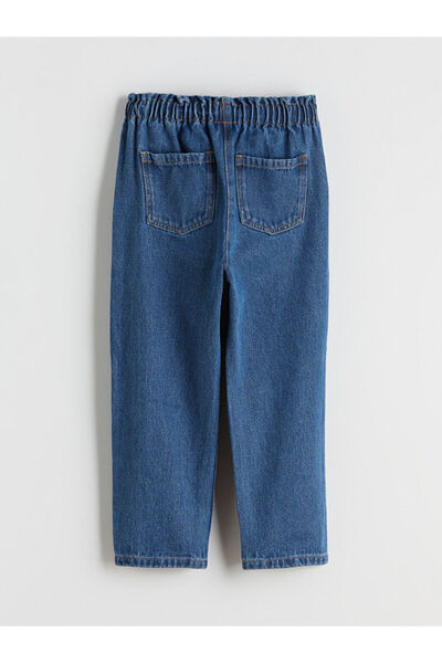 LC Waikiki Indigo Paperbag Girls' Jeans