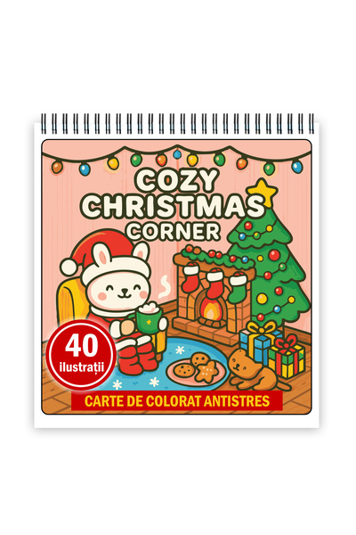 Legendary Gifts Книжка за оцветяване, 40 илюстрации Уютен коледен кът, 86 стр...