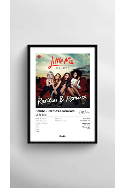 Thetic Little Mix - Salute - Colecția de albume Rareitate și Remixuri Poster PREMIUM Spotify!