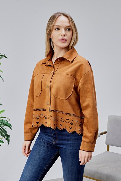 Wissi Life Scuba Suet Laser Cut Short Unlined Jacket