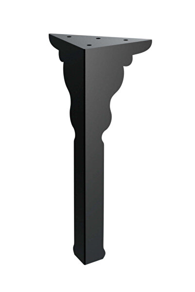 buz Picioare metalice pentru mobilă, masă de sufragerie, măsuță de cafea, comodă, consolă, model Wave, set de 4