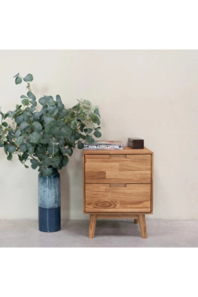 ŞafakMobilya Jorvik Masif Ahşap Komodin