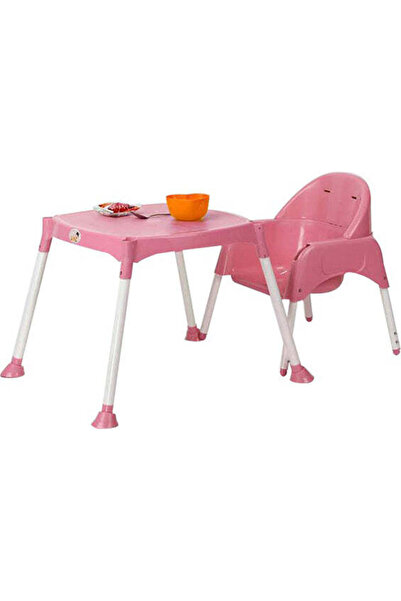 buz Baby high chair, multifunctional, convertible into desk, removable cover, tray, pink