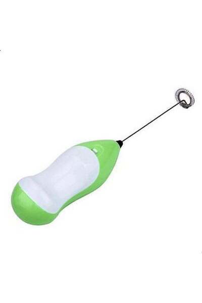 Generic Mini Handy Coffee Milk Drink Electronic Mixer Stirrer Green