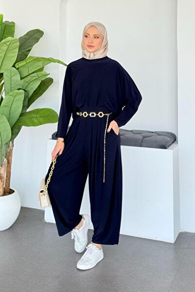 Şulemoda Giyim بدلة إيفريم باللون الأزرق الداكن