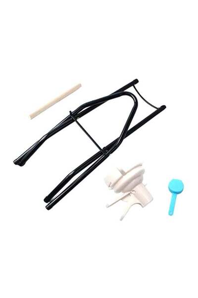 Generic حامل مضخة موزع زجاجات المياه من ARTC مع غطاء مقاوم للغبار أبيض/أزرق/أسود 40×34 سم