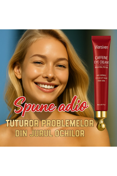 Wansiven Cremă contur ochi antirid cu cafeină, acid hialuronic, hidratare intensă, anti-îmbătrânire, 20 ml