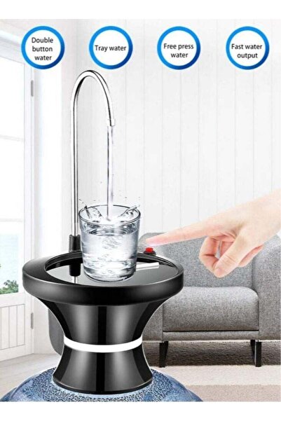 Generic Gravity Water Jug Pump, USB Rechargeable Automatic Water Jug Dispenser, Portable Universal 5 Gallon