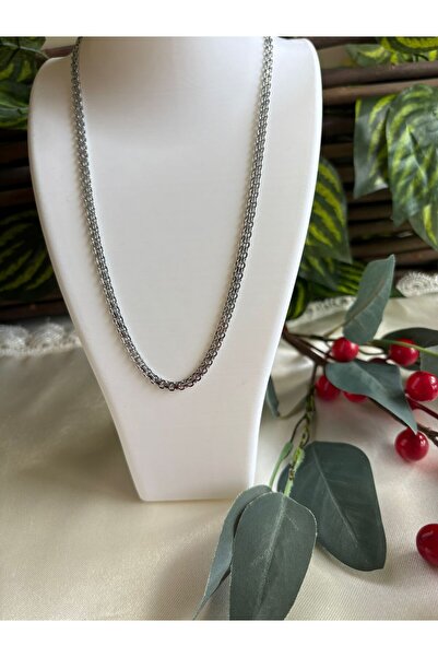 PINARIN TAKI DÜNYASI AKSESUAR قلادة من الفولاذ المقاوم للصدأ، سلسلة حلزونية م...